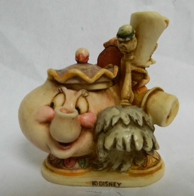 DISNEY HARMONY KINGDOM BEAUTY AND THE BEAST WDWRBB POTTS CHIP LUMIÈRE COGSWORTH