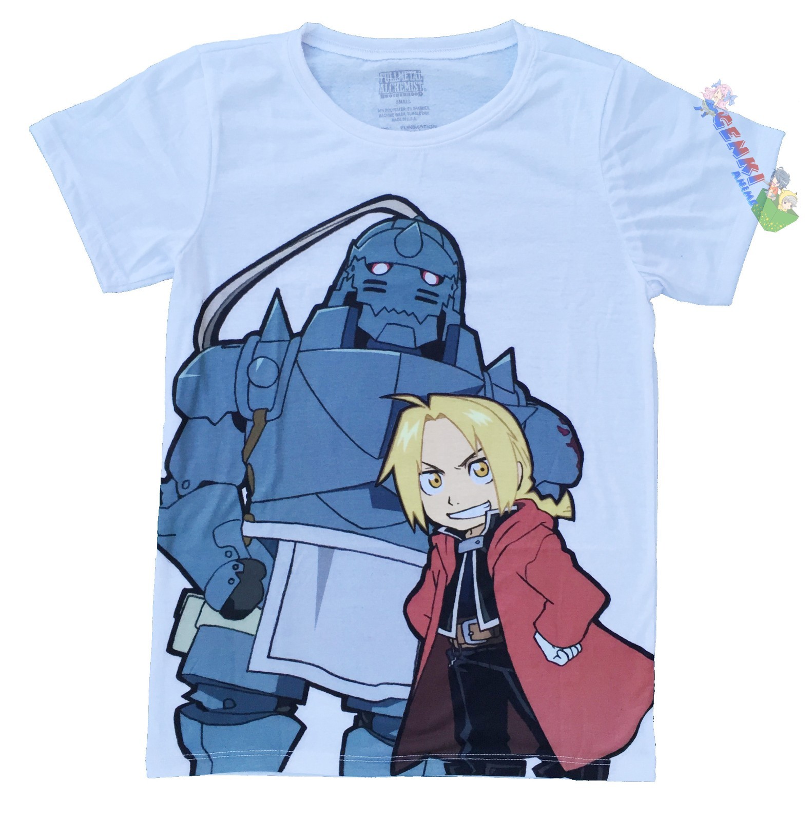 ** Легальная ** Футболка Fullmetal Alchemist SD Edward Alphonse Authentic Junior #59613