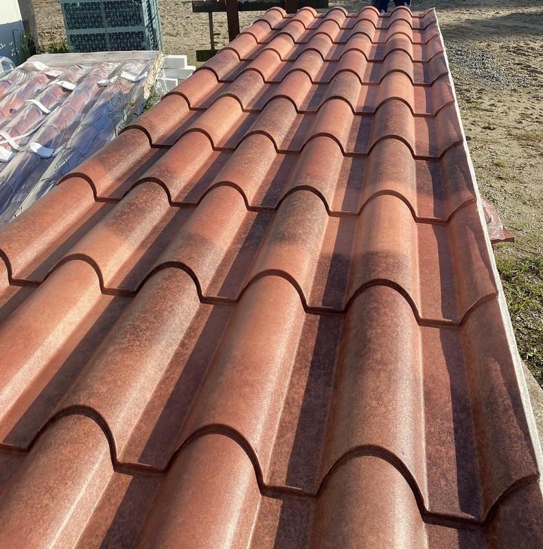 Panneaux Sandwich Isolé Imitation Tuiles