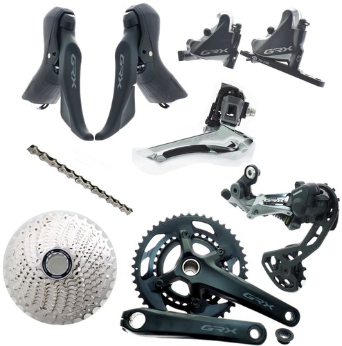 Shimano GRX ST-RX600、RD-RX810、FD-RX810 Shimano GRX 2x11 DISC Brake FD/RD-RX810 FC/ST-RX600 46/30T