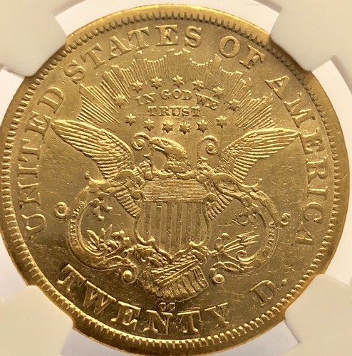 1876-CC $20 Liberty Double Eagle NGC XF45
