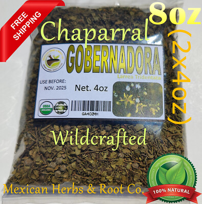  Gobernadora 8oz Larrea tridentata Chaparral leaf Tea Natural organic Herbs/tea