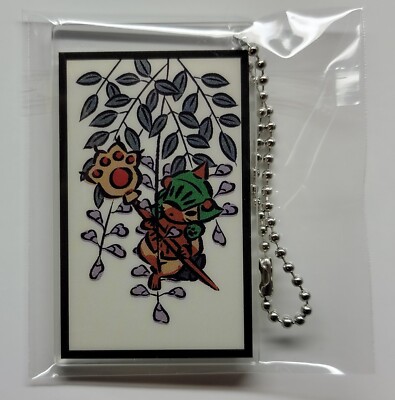 Capcom Hanafuda Acrylic Keychain - Monster Hunter - otomo airou.