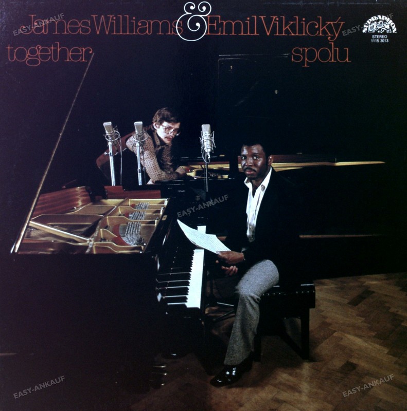 James Williams & Emil ViklickÃ½ - Together / Spolu Lp 1982 (Vg+/Vg+) '