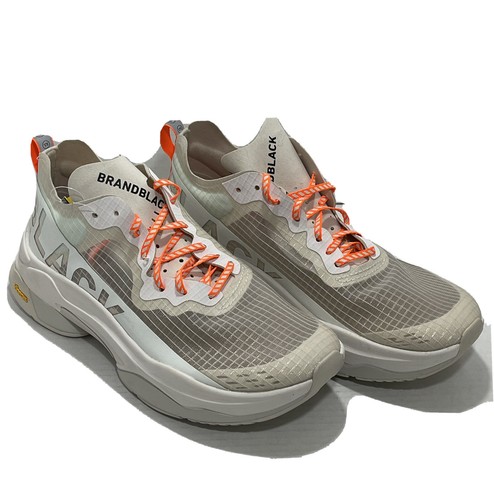 Brandblack Kite Racer Sneakers White And Orange Mens Size 6.5 The Brandblack Kite Racer is the Brand main image 4