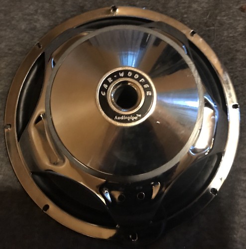 Audiopipe  TX-S12 750 Watt 12in. Chrome Car Subwoofer Speaker