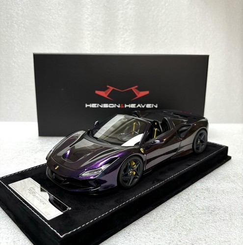 (PYOMARO樣)VIP Scale Model FerrariフェラーリF8 1/18 VIP Scale Model Ferrari F8 Liberty Walk (Pearl White