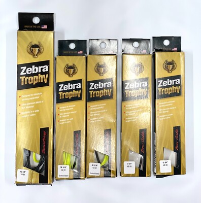 ZEBRA TROPHY String, Cable, Yoke Set Mathews V3 31 Flo Yellow, Black Serving
