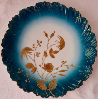 Field Haviland Limoges Chinese Thistle-Ch NOS 4 Piece Dinnerset Pristine Condition