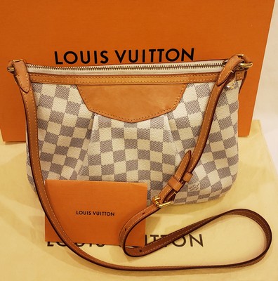 Louis Vuitton Damier Azur Siracusa PM Cross-body/Shoulder Bag