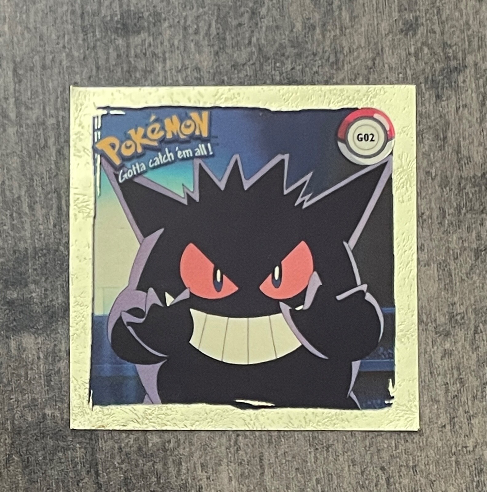 ポケモン ゲンガー ステッカー ゴールド　キラキラ　ホログラム artbox B-SIDE LABELポケモンステッカーBIGゲンガー ｜【公式】ポケモン