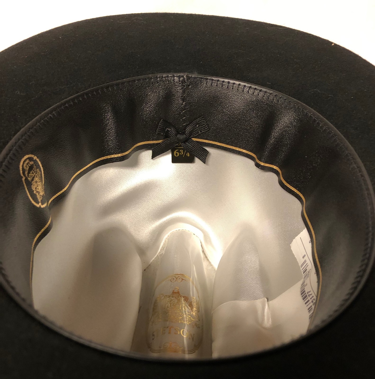 Stetson Sierra Black Cowboy Hat Size 6-3/4 4 Inch Brim Brand New in Original Box