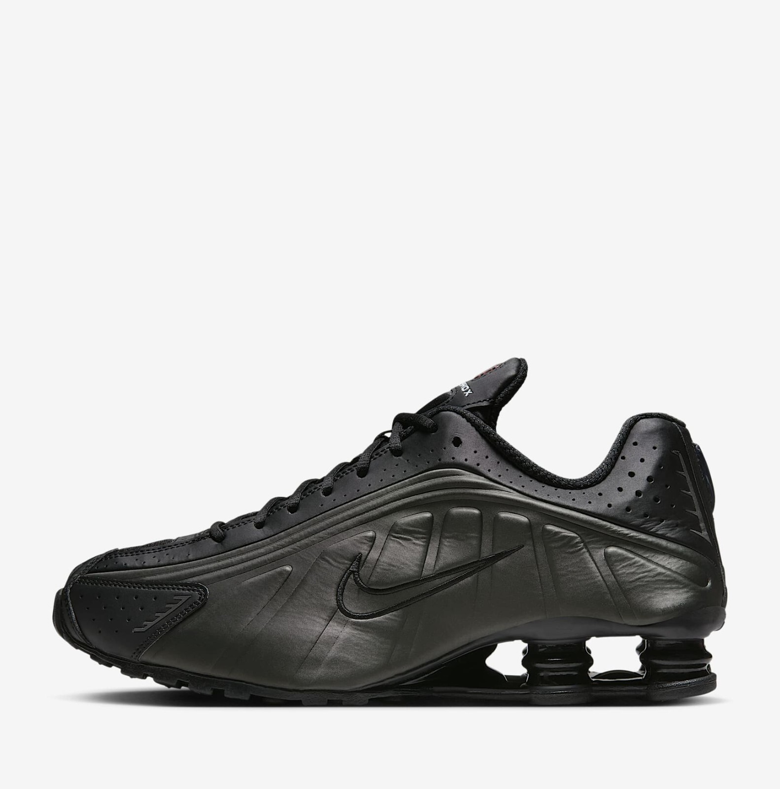 靴 NIKE SHOX R4 BLACK/BLACK- BRIGHT CRIMSON Nike Shox R4 Sneaker » Buy online now!