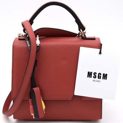 Pre-owned Msgm Woman Clutch Bag Shoulder Bag Small Leather Casual Code 2641mdz420