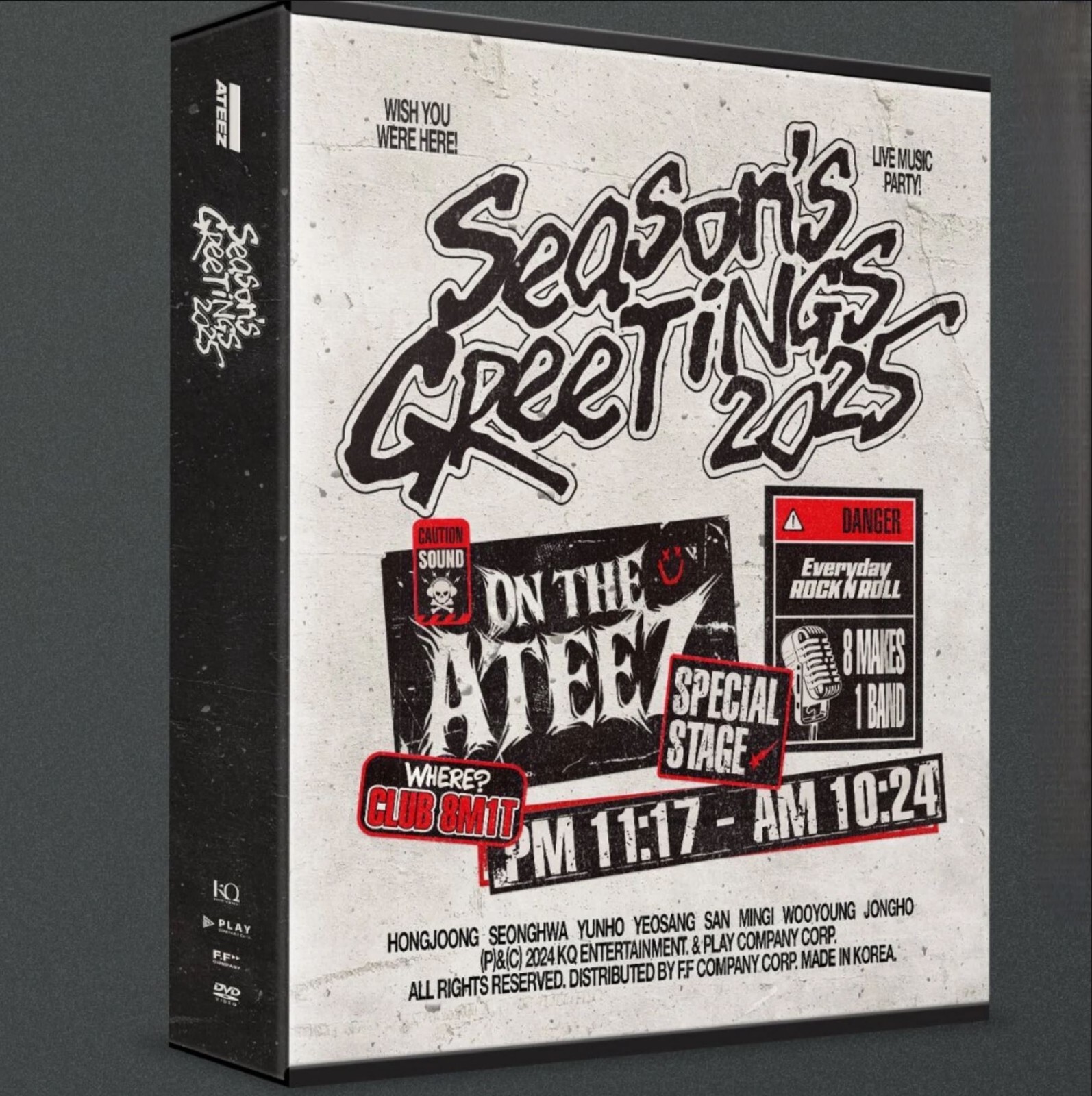 ATEEZ 2025 SEASONS GREETINGS シーグリ 封入トレカ ATEEZ 2025 SEASONS GREETINGS シーグリ 封入トレカ CD