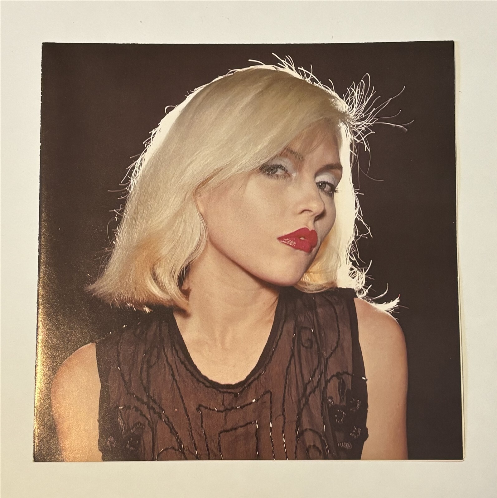 ◆Blondie◆Debbie Harryのサイン入りLP Blondie Debbie Harry signed photo Autograph Signature