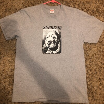 Supreme pug shirt cheap