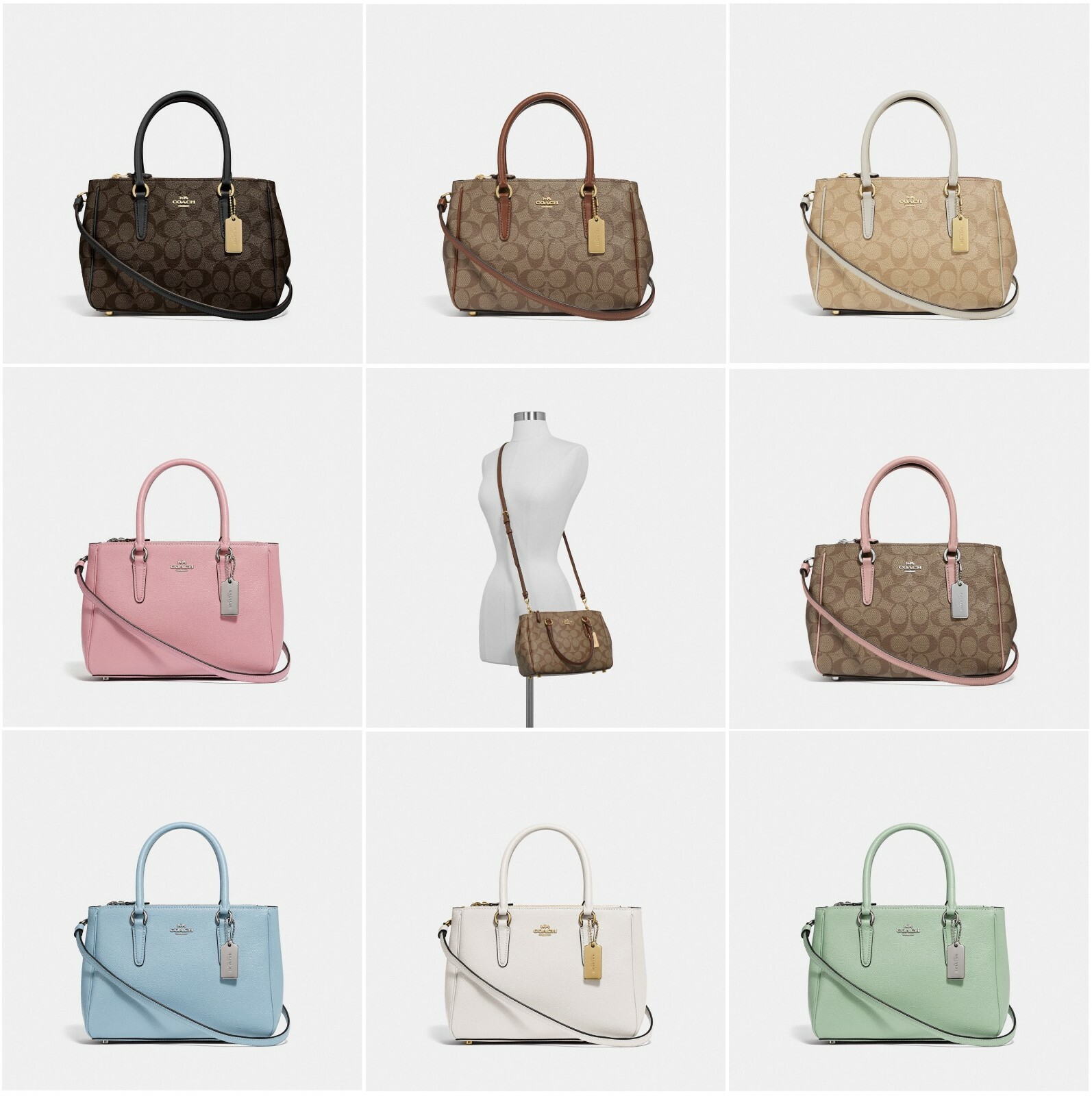 coach leather crossbody purse