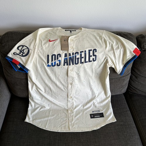 NIKE Dodgers Home Jersey #17 XL ホワイト Nike Men's Los Angeles Dodgers Shohei Ohtani #17 White
