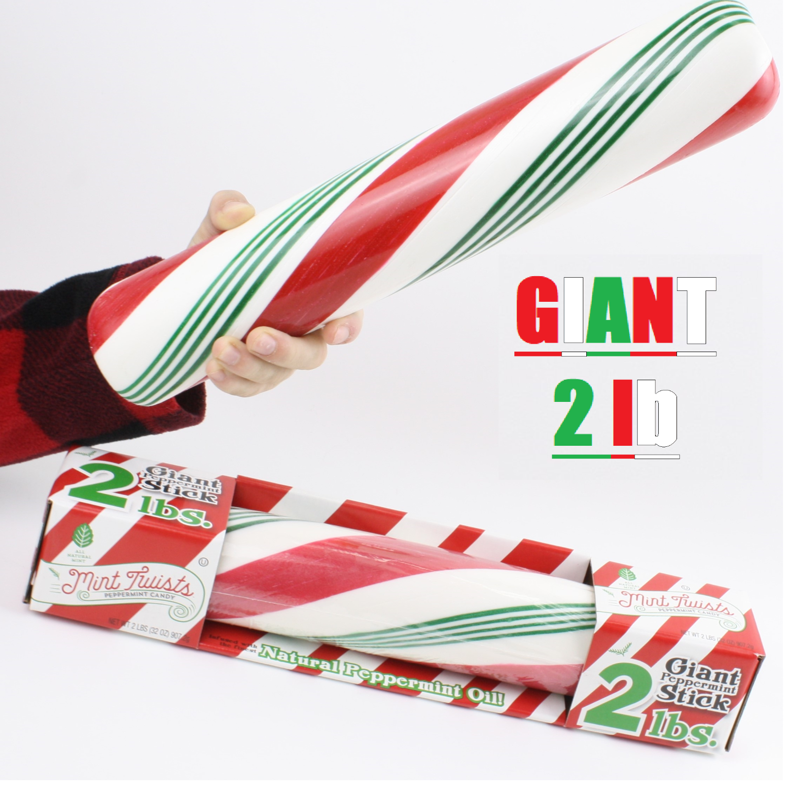 Giant Peppermint Stick - 2 lb