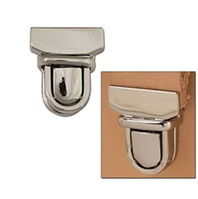 Tuck Lock Clasp Small 3/4'' x 7/8'' (19 x 22 mm) 11399-01 by Tandy Leather 