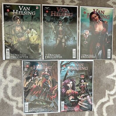 Van Helsing vs Dracula s Daughter #1,2,3,4,5 Zenescope NM