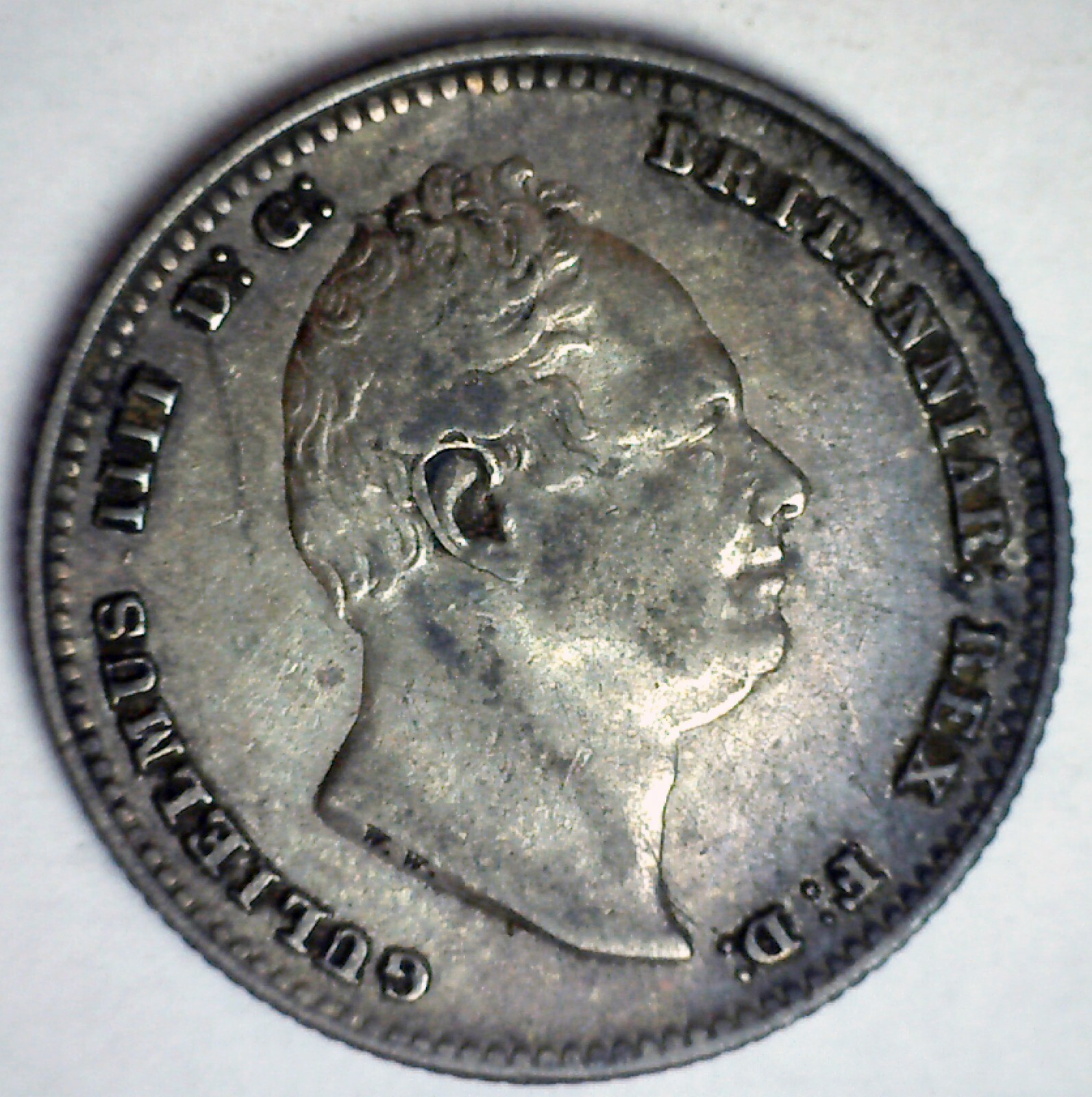 イギリス　1826年　Shilling　＠２３ イギリス1826年Shilling＠23