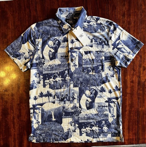 RRL Varsity Logo Vacation Shirt アロハシャツ Ｓ Rrl aloha shirt - Gem