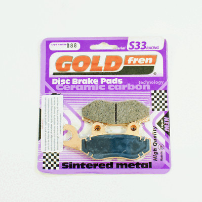 GoldFREN S33-088 Ceramic Carbon Sintered Brake Pads - 1 Pair