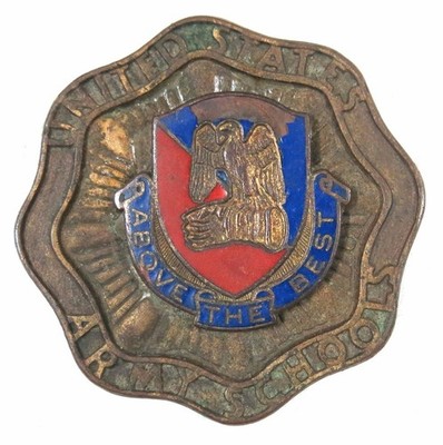 US Badge of Aviation School United States Army School Above the best 50x50mm