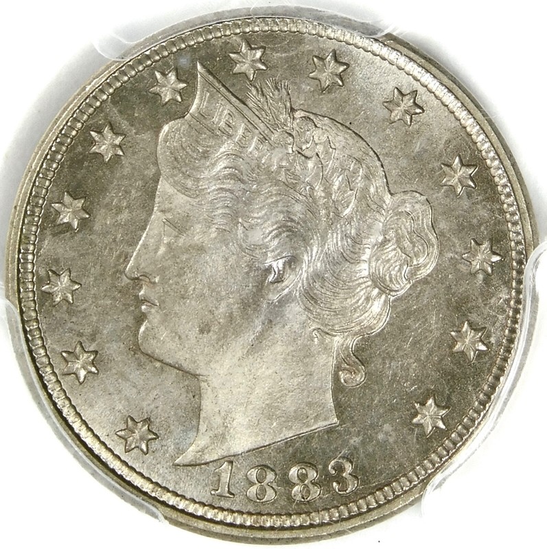 🥶💙💙💙🗽😎PCGS RPD FS1302 MS64 1883 NO CENTS LIBERTY HEAD NICKEL