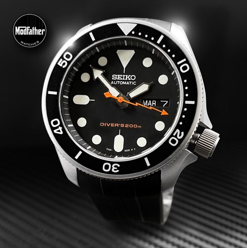 Pre-owned Seiko Skx Mod - You Customize - Watch/parts Included - 2 Yr Warranty