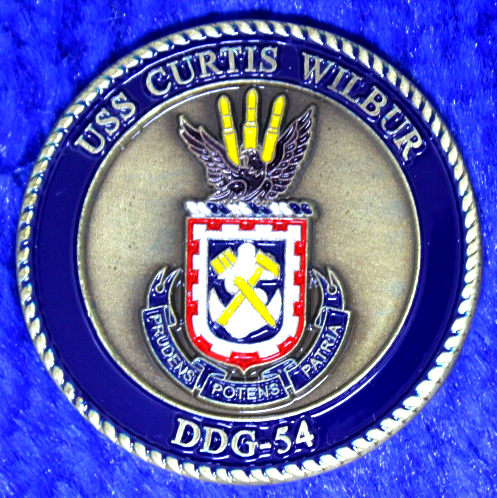 アメリカ海軍　USS DDG93 チャン＝フー　チャレンジコイン 810gfANQOXL._UF350,350_QL50_.jpg