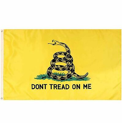 Ft Flag Banner Gadsden Tea Party Patriot Conservative Usa