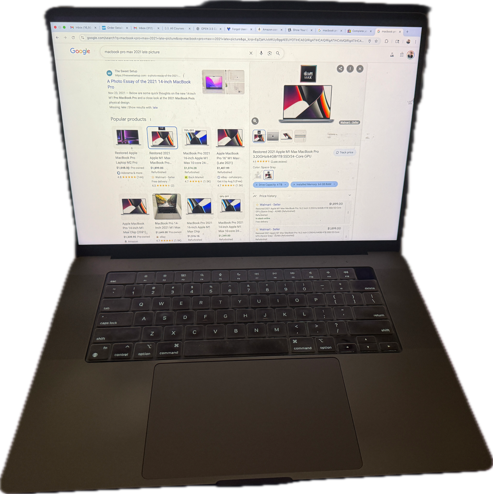 Mac (Apple) - macbook pro 16インチ　M1max/32gb/1tb. Apple MacBook Pro (2021) 16-inch M1 Max 32-Core 32GB RAM 1TB