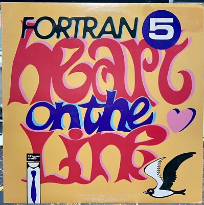 Fortran 5-Heart On The Line-Vinyl 12  Single-Original Copy 