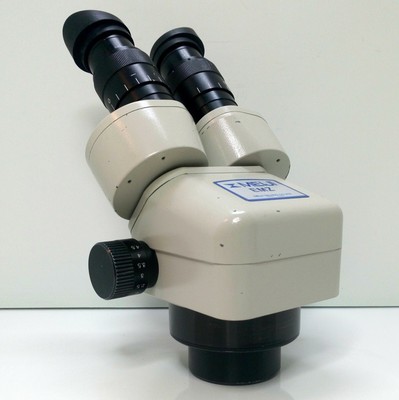 MEIJI TECHNO EMZ-5 Stereo Zoom Microscope SWF10X W/Eye Shields JAPAN #421