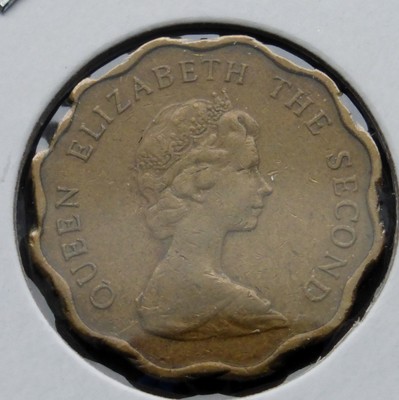 HONG KONG - 2 X 20 CENTS 1975-79  - Km #36 - 1 X 2 DOLLARS 1993 - Km #64