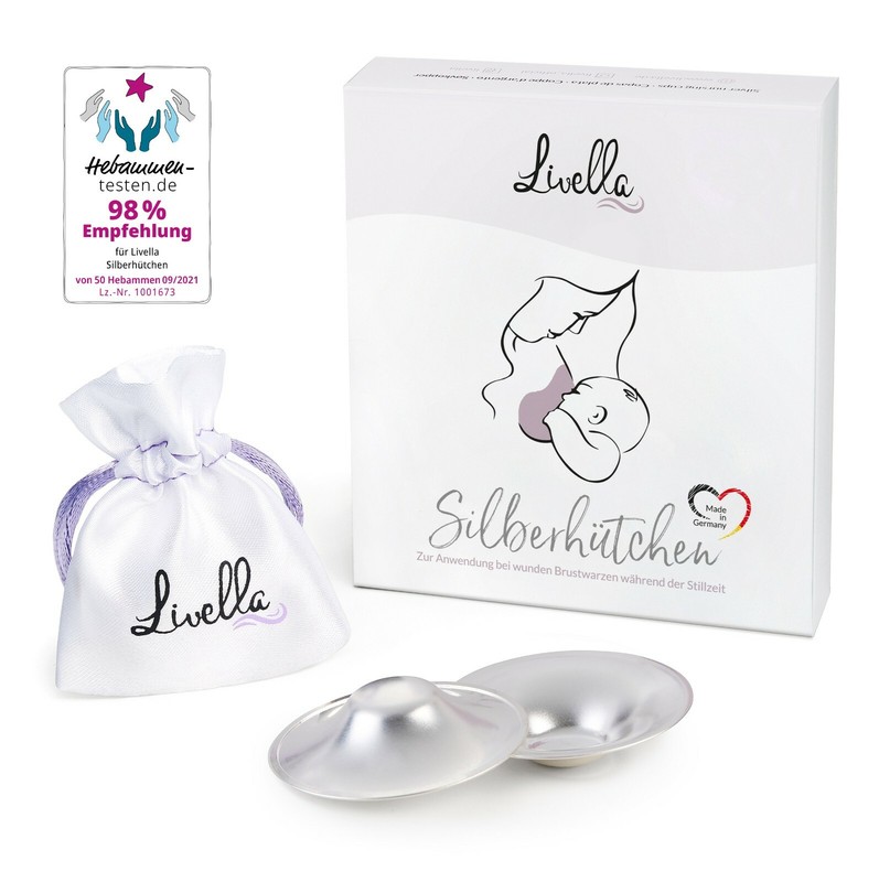 Livella SilberhÃ¼Tchen | SchÃ¼Tzt Und Beruhigt Bei Wunden Brustwarzen | Stillzeit