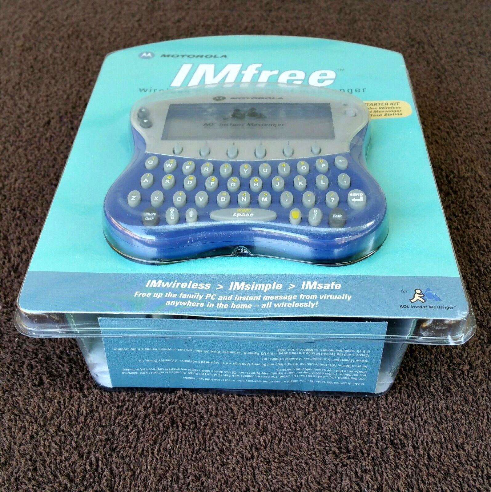Motorola Instant Messenger Wireless IM Free New