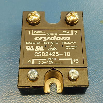 Solid State Relay 3.5-15 VDC INPUT - 240 VAC 25A OUTPUT - SCR CRYDOM CSD2425-10