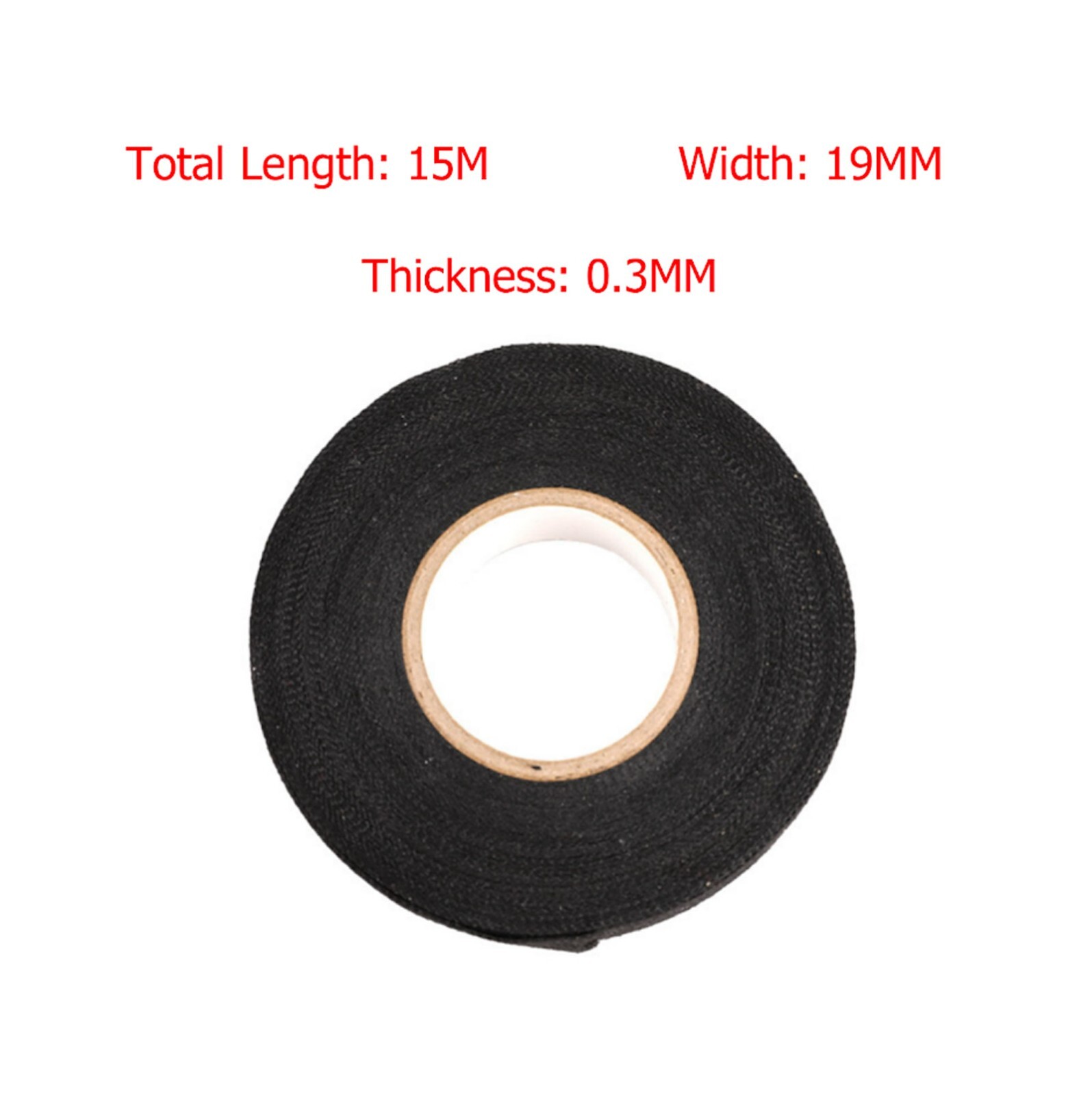 8 Rolls Cloth Tape Wire Electrical Wiring Harness Car Auto SUV truck 19mm*15m