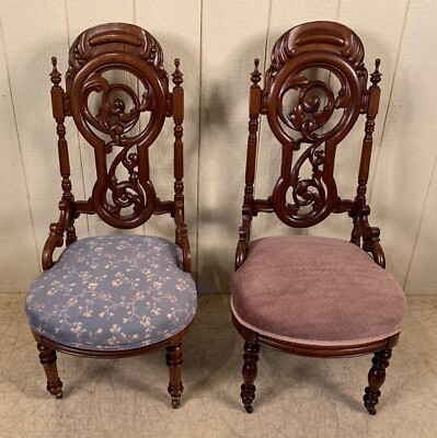 1800 1899 Victorian Slipper Chairs Vatican