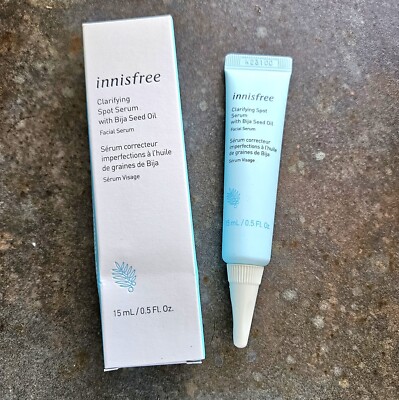 Innisfree Clarifying Spot Serum With Bija Seed Oil .5 oz. NIB! EXP 10,12/2024
