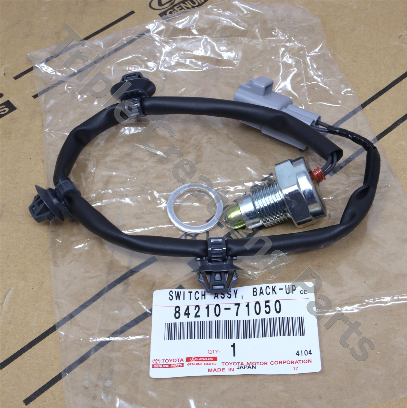 Toyota Genuine 84210-71050 Switch Assy Back-Up Lamp 8421071050 OEM