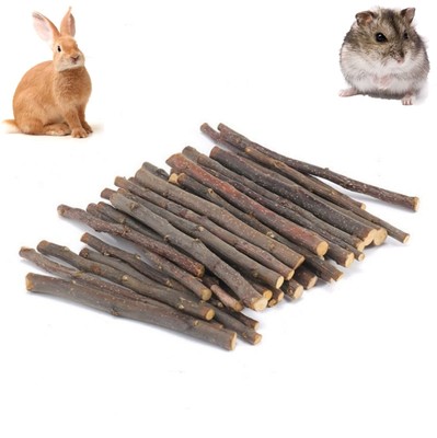Muyyika Small Animal Chew Wood 0.22Lb Natural Chew Toy JP3SZ-PGM-100g