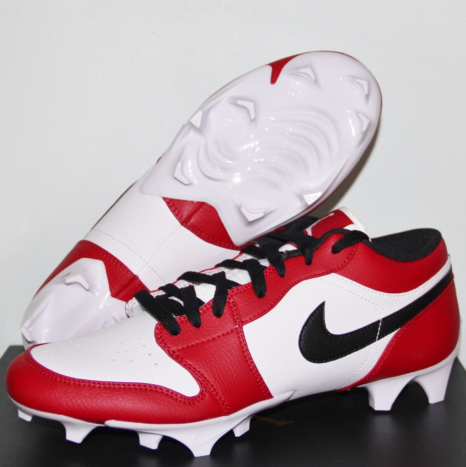 Jordan 1 Low TD Chicago 2023 Football Cleats Mens 10.5 Jordan 1 Low TD Chicago 2023 Football Cleats Mens 10.5