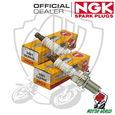 Kit 2 Candles Spark Plug NGK DCPR6E Victory Kingpin 100 1640 2008 2009 2010