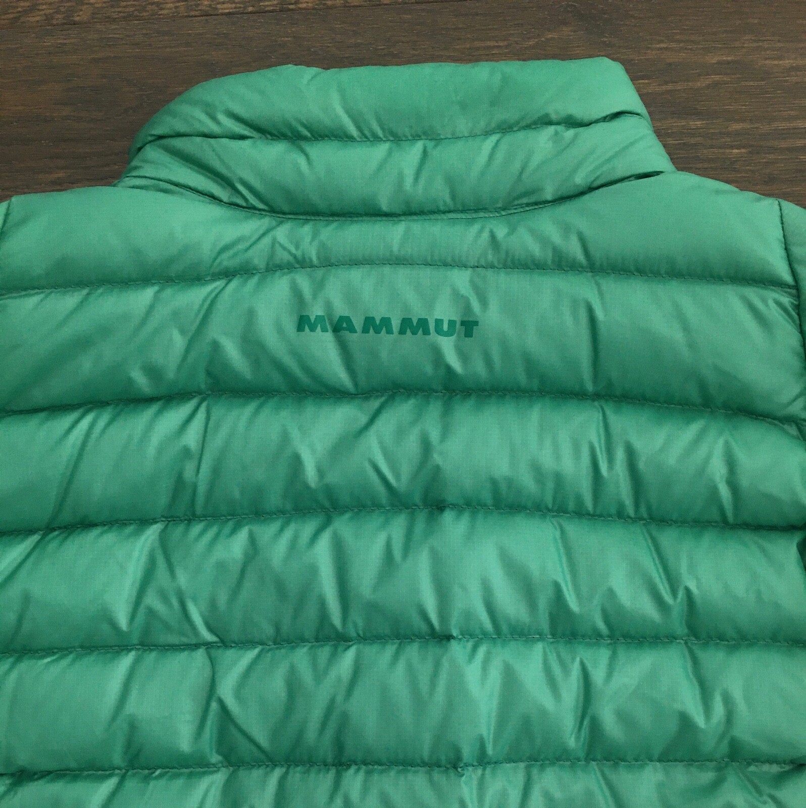 Pre-owned Mammut Mens  Flexidown In Hybrid Insulating Down Deep Emerald Jacket Sz M In Green