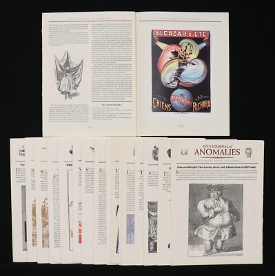 Ricky Jay-Jay's Journal of Anomalies Rare Complete Set, all 16 issues + Ephemera